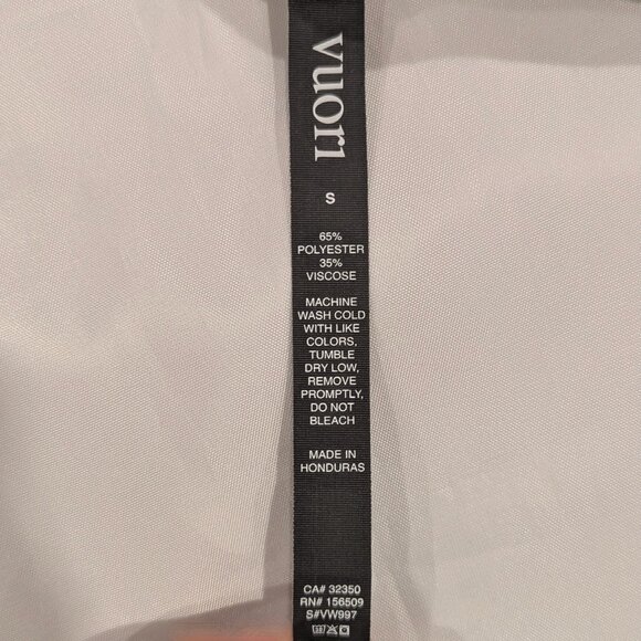 EUC Vuori "The Shine" Tee T-Shirt Short Sleeve Cropped Logo (Tan) - Picture 4 of 11